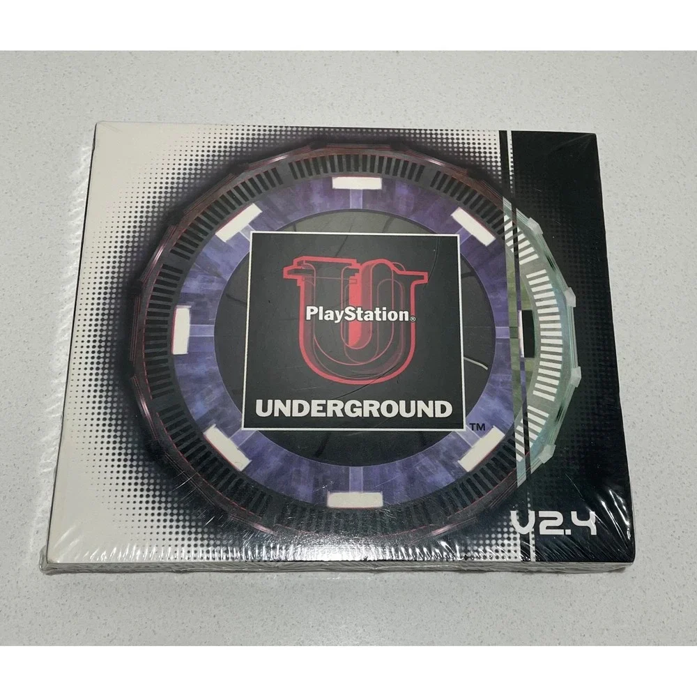 Sony PlayStation Underground V2.4 CD Magazine PS1 Demo Disc Factory Sealed NEW
